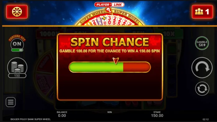 Bigger Piggy Bank Super Wheel स्पिन का मौका